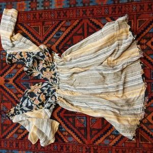 Free People Floral Mini Dress